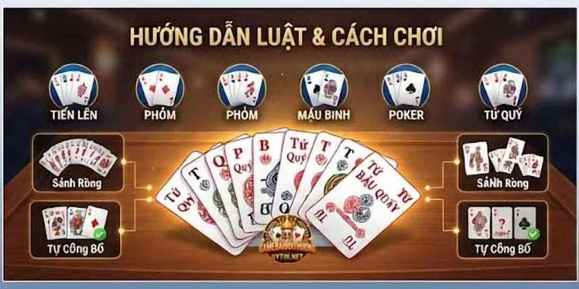Website chia sẻ luật và cách chơi game bài