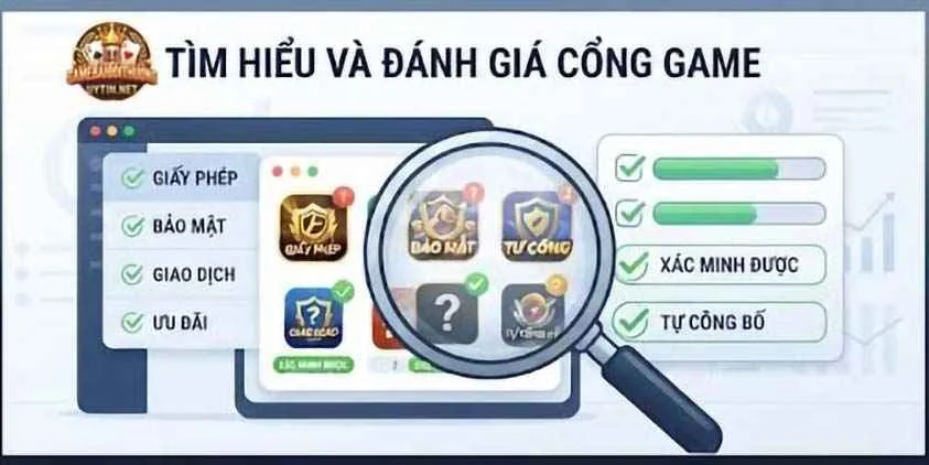 Website tìm hiểu và kiểm tra thông tin về cổng game