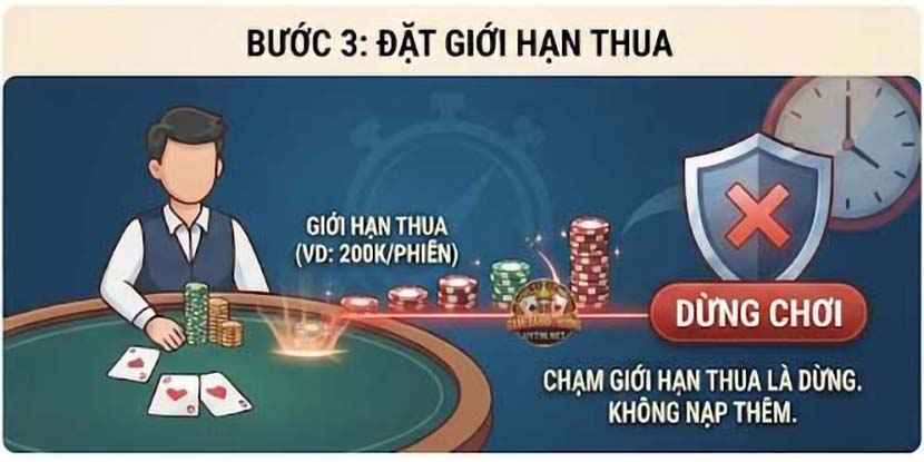 Đặt giới hạn thua của mỗi phiên
