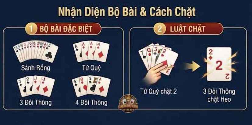 Nhận diện bộ bài khi chơi tiến lên đếm lá