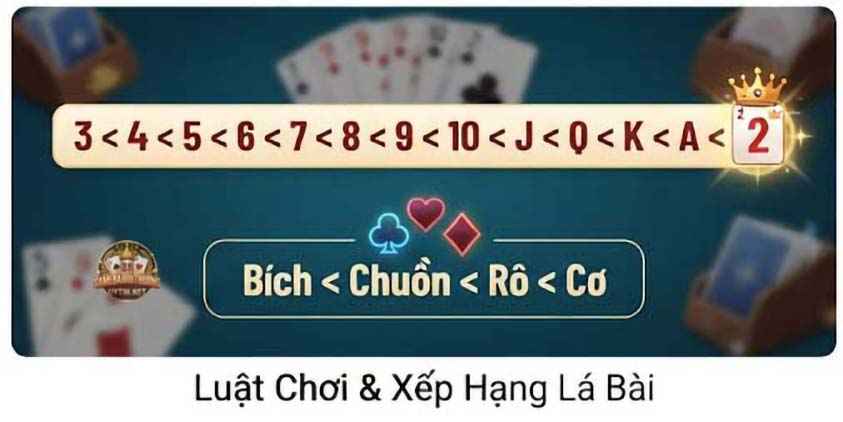 Luật chơi và xếp hạng lá bài