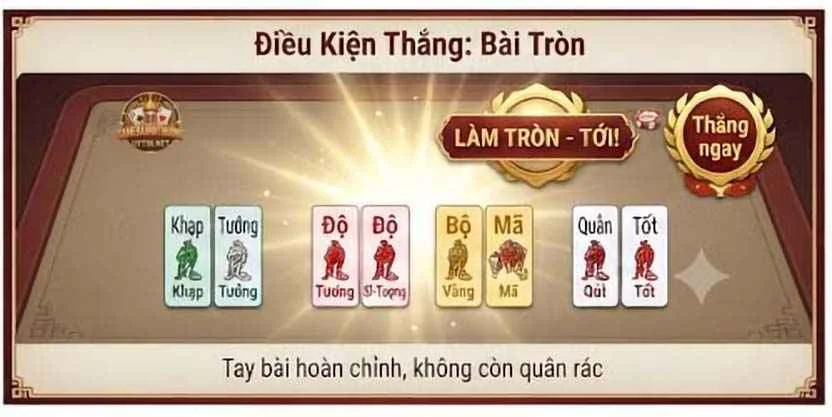 Điều kiện thắng" Bài tròn
